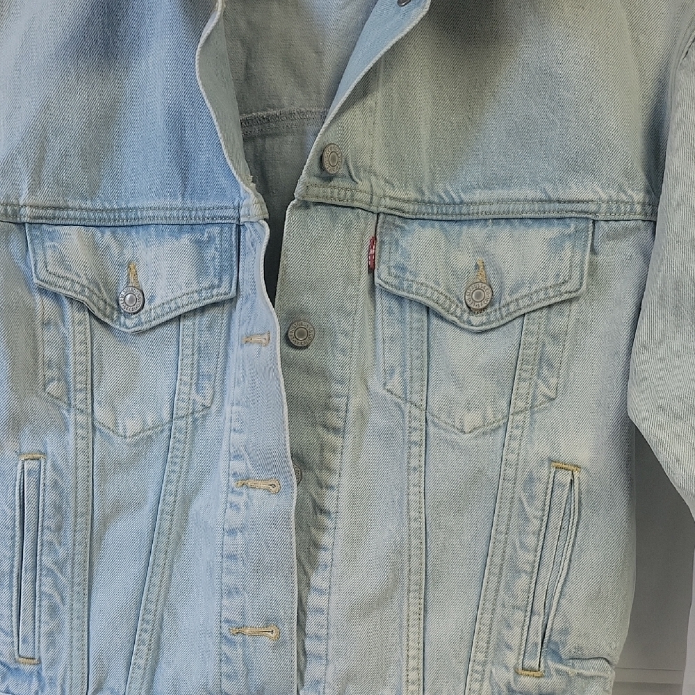 LEVI'S VINTAGE Light Blue Denim Jacket SIZE XS - Picture 8 of 12
